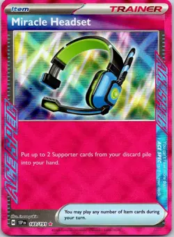 Miracle Headset 183/191 Surging Sparks Pokemon Near Mint (FREE S&H) - Image 1