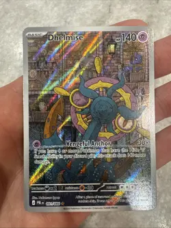 NM Pokemon Pitch Black Dhelmise 091/084 Full Art Pristine Centering & Corners! - Image 2