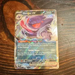 Gengar ex 104/162 Full Art Holo Pokemon SV05 Temporal Forces NM - Image 1