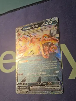 Charizard EX 054/091 - Pokemon Paldean Fates - Near Mint - Image 2