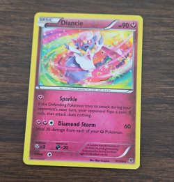 Pokemon TCG Diancie 71/119 XY Phantom Forces Holo Rare 2014 90 HP - Image 1