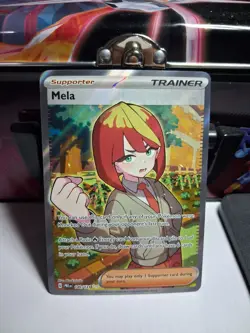 Mela 140/131 Ultra Rare Full Art Trainer SV: Prismatic Evolutions Pokemon TCG - Image 1