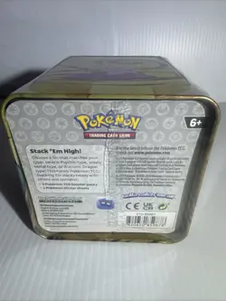 Pokemon TCG 2024 Dragon Type Stacking Tin 3 Booster Packs and 2 Stickers Sheets - Image 5