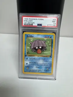 Pokemon PSA 7.5 1st edition shellder - Image 1