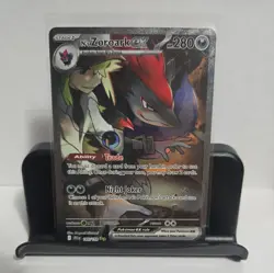 N's Zoroark ex 185/159 Sv09: Journey Together Holo Pokemon Card NM - Image 1
