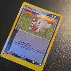 Pokemon TCG Poochyena Ruby & Sapphire 65/109 2003 50 HP Common Reverse Holo - Image 2