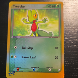 Pokemon TCG Treecko Ruby & Sapphire Reverse Holo 76/109 2003 40 HP Basic - Image 1