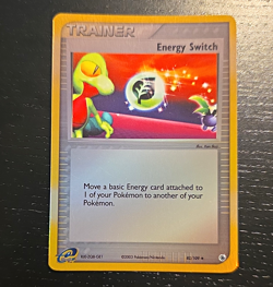 Pokemon TCG Energy Switch Ruby & Sapphire 82/109 2003 Reverse Holo - Image 1
