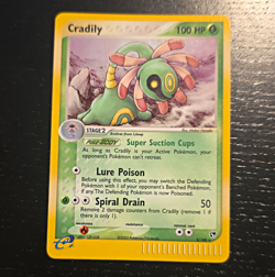 Pokemon TCG Cradily EX Sandstorm Holo Rare 3/100 2003 100 HP Stage 2 English - Image 1