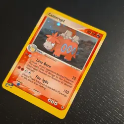 Pokemon TCG Camerupt Ruby & Sapphire Holo Rare 4/109 2003 90 HP Stage 1 English - Image 2