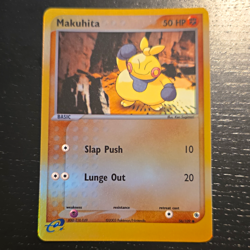 Pokemon TCG Makuhita Ruby & Sapphire Reverse Holo 56/109 50 HP Common English - Image 1