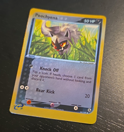 Pokemon TCG Poochyena Ruby & Sapphire Reverse Holo 64/109 2003 50 HP Basic - Image 1