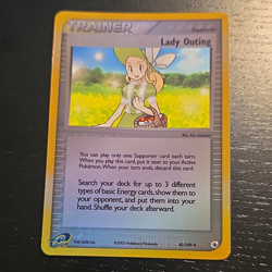 Pokemon TCG Lady Outing Ruby & Sapphire Reverse Holo 83/109 Uncommon 2003 ENG - Image 1