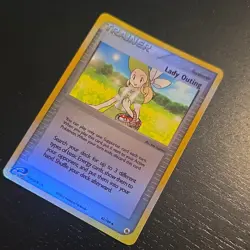 Pokemon TCG Lady Outing Ruby & Sapphire Reverse Holo 83/109 Uncommon 2003 ENG - Image 2