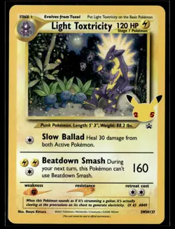Pokemon TCG Sword & Shield#SWSH137 Light Toxtricity MUSIC SWIRL - Image 1