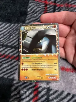 Donphan Prime #107/123 Heartgold Soulsilver LP/Lightly Played Pokemon 2010 - Image 2