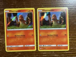Charmander 2019 Detective Pikachu Set 4/18 Holo Holographic Foil Pokemon Card - Image 3