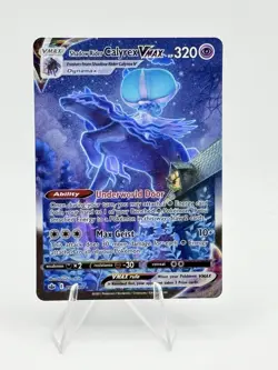 Pokemon TCG Chilling Reign Shadow Rider Calyrex VMAX Alt Art Secret Card 205/198 - Image 1
