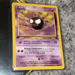 1st Edition Gastly NM 33/62 NM | Pokemon TCG WOTC Vintage Card - Image 2