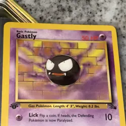 1st Edition Gastly NM 33/62 NM | Pokemon TCG WOTC Vintage Card - Image 5