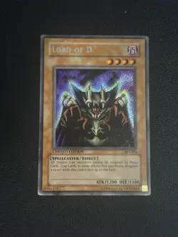 BPT-004 Lord Of D. - Secret Rare - Limited Edition - MP Yugioh Card - Image 1