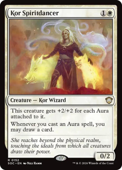 MTG Magic 1x Kor Spiritdancer (M/NM) Commander Secrets of Strixhaven - Image 1
