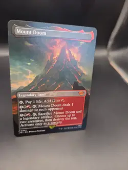 Mount Doom SHOWCASE / Magic MTG / Lord of the Rings - Mythic - NM - Non Foil - Image 2