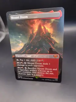 Mount Doom SHOWCASE / Magic MTG / Lord of the Rings - Mythic - NM - Non Foil - Image 3