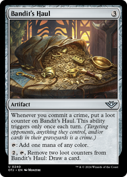 Bandit's Haul (Foil) - 240 - OTJ - Near Mint - MTG - Image 1