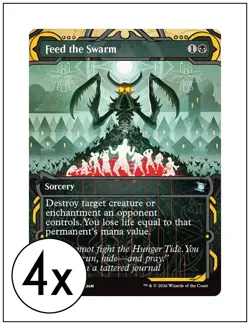 4x Feed the Swarm, Mystical Archive, Secrets of Strixhaven, Magic MTG NM - Image 1