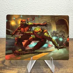 Raph & Mikey, Troublemakers Art Card Art Series: Teenage Mutant Ninja Turtles... - Image 1
