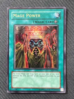 Yugioh Mage Power Unlimited Edition Ultra Rare LON-050 NM - Image 1