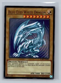 Blue-Eyes White Dragon (Version 2) LCKC-EN001 Legendary Collection Kaiba UL NM - Image 1