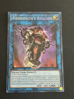 Yugioh! - Fiendsmith's Requiem INFO-EN046 Secret Rare 1st Edition Print Mint NM - Image 1