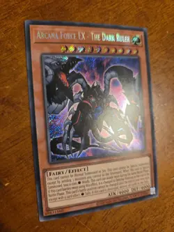 Arcana Force EX The Dark Ruler LODT-EN017 EURO Secret Rare Yugioh Unlimited Mint - Image 2