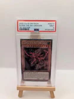 2025 YU-GI-OH! RA04-QUARTER CENTURY #EN117 SLIFER THE SKY DRAGON 1ST EDITION PSA - Image 2