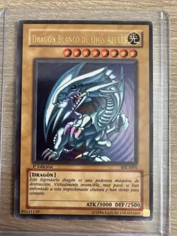 YUGIOH BLUE-EYES WHITE DRAGON BIK-S001 1st ULTRA SPANISH HP - Image 1