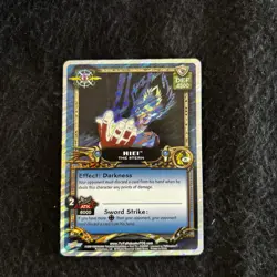 Yu Yu Hakusho TCG hiei the stern U5 Dark Tournament NM Unlimited Foil Card - Image 3