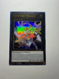 Yugioh - Exoister Mikailis - Ultra - 1st - GRCR-EN017 - NM - Image 1