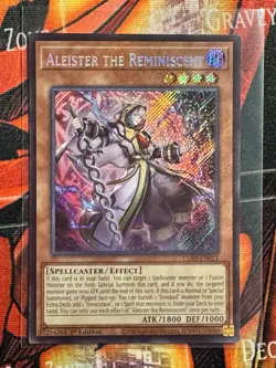 Yu-Gi-Oh! Aleister The Reminiscent CORI-EN015 Secret Rare 1st Ed. - Image 1