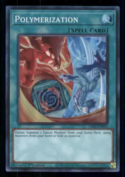 Polymerization (B) (HERO Art) RA03-EN051 Yu-Gi-Oh 1st Ed NM - Image 1