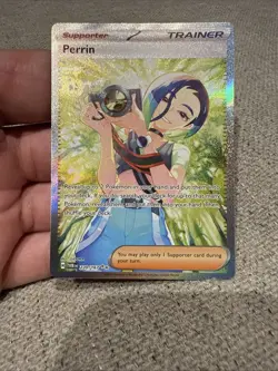 Pokemon Card Perrin 220/167 Twilight Masquerade Special Illustration Rare NM - Image 1