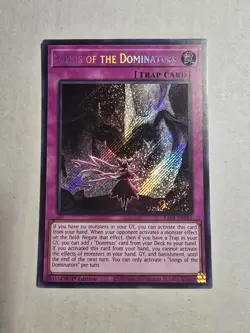 RA05-EN081 Songs of the Dominators Secret Rare 1st Ed YuGiOh - Image 1