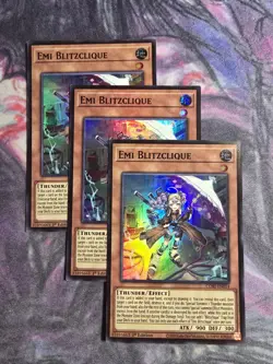 3x Emi Blitzclique 1st Edition Super Rare CORI-EN014 Yu-Gi-Oh! - Image 1