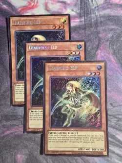 3x Learning Elf 1st Edition Secret Rare BLGG-EN026 Yu-Gi-Oh! - Image 1