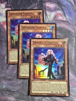 3x Exosister Martha 1st Edition Ultra Rare BLGG-EN079 Yu-Gi-Oh! - Image 1