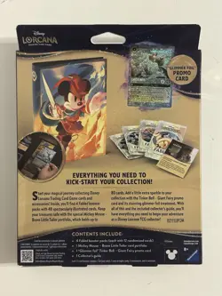 Disney Lorcana Fabled Collection Starter Set Glimmer Foil Promo Sealed New - Image 2