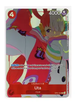Uta (Gift Collection 2023) OP01-005 Foil One Piece Promo Card NM - Image 1