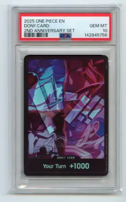 Don!! Card 2nd Anniversary Set English Version Emperors One Piece PSA 10 - Image 1