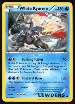 White Kyurem - 21/124 - Holo Rare - Fates Collide - Pokemon Card - Image 1